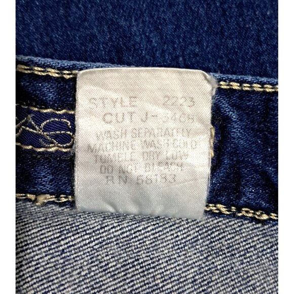 Vintage 80s Sasson High Rise Jeans Size 13 Style 2223 Cut J-3468 Tapered Leg wit - Picture 10 of 10